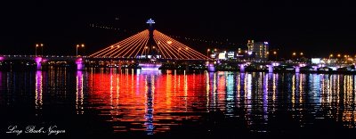 Tran Thi Ly Bridge, Han River, Da Nang, Vietnam