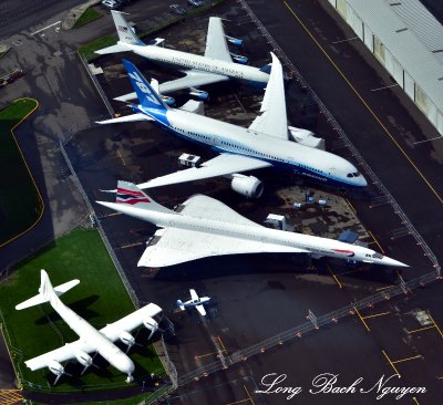 Museum of Flight Seattle Aircraft on Display, Boeing Field, Seattle, Washington 