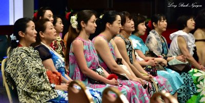 Japanese Hula Performers, Merrie Monarch, Hilo, Hawaii 