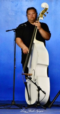 Bass Musician at Merrie Monarch 2015,  Hilo,  Hawaii  