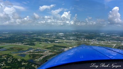 Quest Kodiak over Lakeland Airport, Florida  