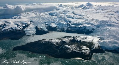 Robinson Mountains, Guyot Glacier, Icy Bay, Wrangell-St Elias National Park, Alaska  