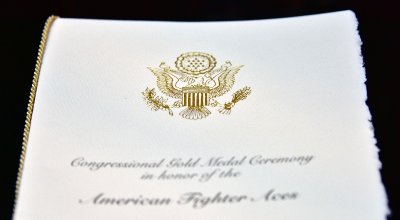 Congressional Gold Medal Ceremony for American Fighter Aces  