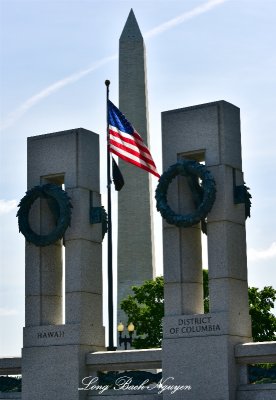 Washington Monument World War 2 Memorial Washington DC  