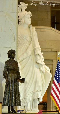 Emancipation Hall and Statue, US Capitol Visitor Center  Washington DC  