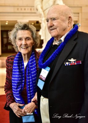 Mr and Mrs Marshall, Dual Congressional Gold Medal Winners