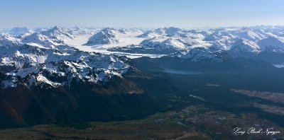 Akwe River, Akwe Lake, Rodman Glacier, Chamberlin Glacier, Brabazon Range, Alaska  