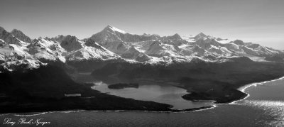 Lituya Bay, Mount Crillon, Mount Le Perouse, Fairweather Range, Glacier Bay National Park, Alaska  