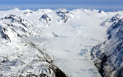 Grewingk Glacier, Kenai Mountains, Kenai Fjords National Monument,  Alaska  