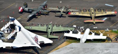 B-24, B-25, B-17, B-29, Concorde, Museum of Flight Seattle, Boeing Field, Seattle 612  