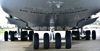 USAF C-5M Galaxy, Travis AFB aircraft, Main Landing Gears, Clay Lacy Aviation Seattle  