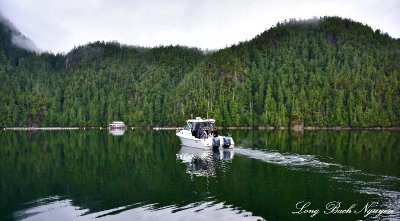 Early Morning Fishing at Eagle Nook Resort, Vancouver Island, Canada 