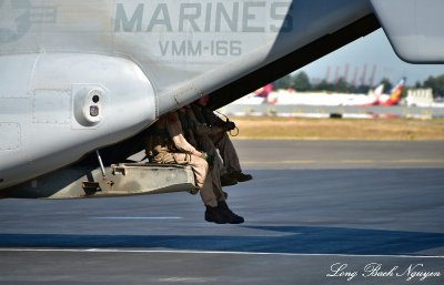 VMM-166 MARINES, MV-22 Osprey, Clay Lacy Aviation Seattle, Washington 