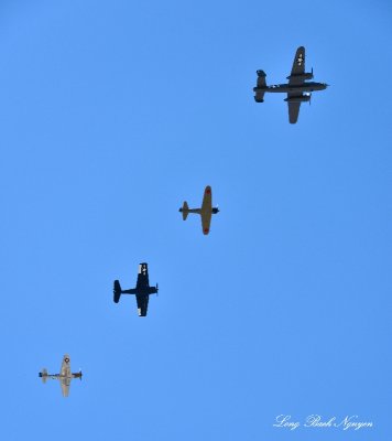 Formation of Vintage Aircraft