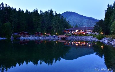 Evening at Eagle Nook Resort Vancouver Island Canada  