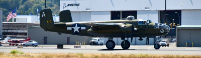 B-25 Mitchell Bomber Seattle Seafair 2015 Boeing Field