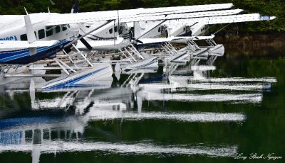 DHC-2 Beaver and Caravan Floatplanes  Eagle Nook Resort Vancouver Island Canada 