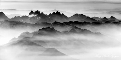 Overcoat Peak Chimney Rock Summit Chief Lemah Mt Cascade Mountains Washington   