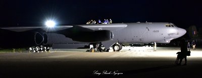 Watching night airshow on B-52  