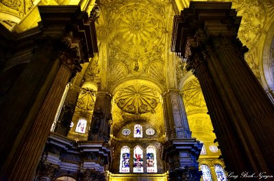 Ceiling of Malaga Cathedral