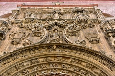 Facade on Malaga Cathedral  