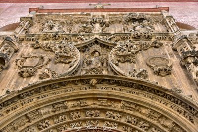 Facade on Malaga Cathedral