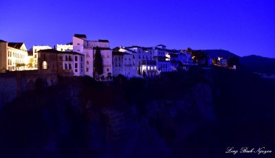 Blue Sunrise in Ronda Spain  