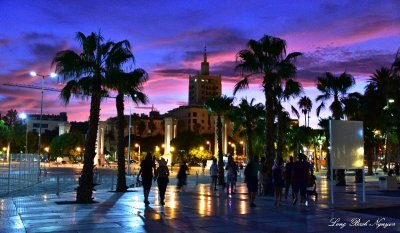 Sunset in Malaga 