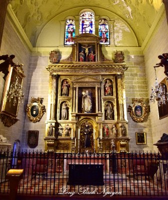 Decorative Altar Malaga Cathedral    