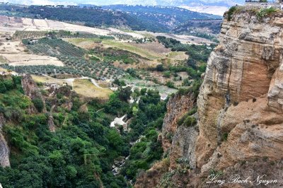 Gorge of Ronda and Valley Spain   