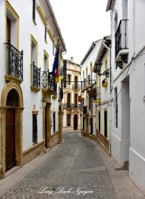 Narrow Street of Ronda  Spain  