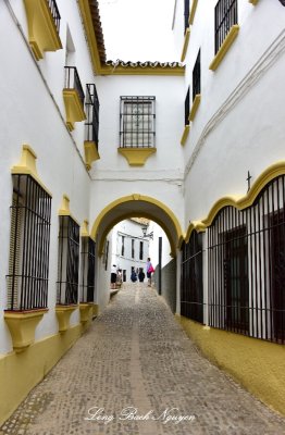 Passage in Plaza Mondragon Ronda Spain  