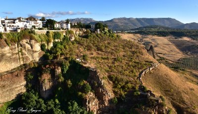 White Village of Ronda Old Arab Wall Spain