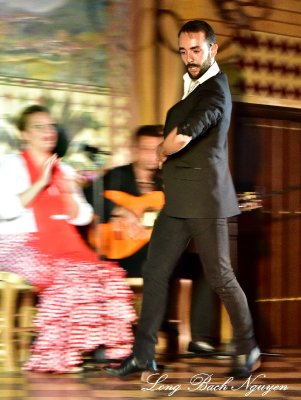 In the Moment of Flamenco Dancer