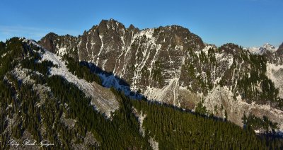 Kaleetan Peak, Melakwa Pass, Chair Peak, Melakwa Lake, Cascade Mountain, WA 