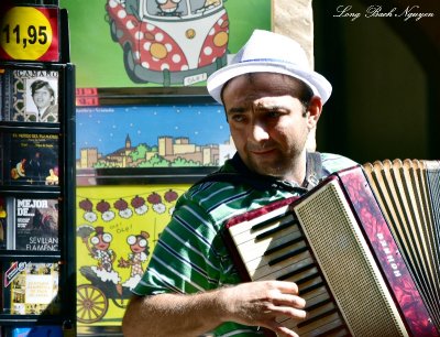 Street Musician Granada Spain 206  
