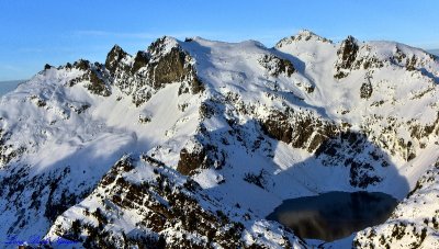 Venus Lake, Mount Daniel, Cascade Mountains, Cascade Range, WA 