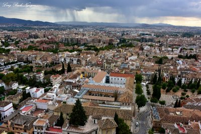 Granada from Hotel Alhambra Palace, Spain   