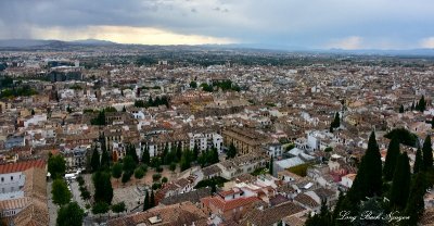 Granada from Hotel Alhambra Palace, Spain 