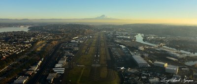Boeing Field, King County International Airport, Mt Rainier, Seattle, WA  
