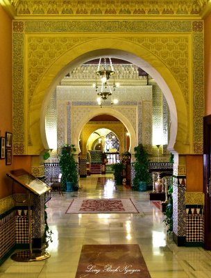 Hotel Alhambra Palace Lobby, Granada, Spain 