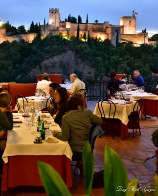Restaurante Carmen Mirador de Aixa, Alhambra, Granada, Spain  