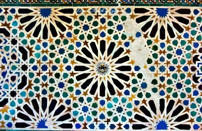 The Mexuar Hall Wall Mosaic, Alhambra, Granada 725  