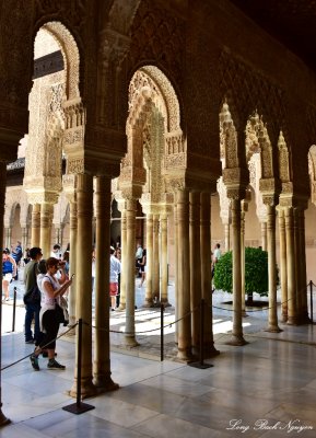 The Lion's Palace Entrance,  Alhambra,  Granada, Spain 891  