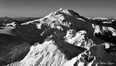 White Chuck Mountain, White River Glacier, Glacier Peak, Disappointment Peak, Cascade Mountains, WA  881  