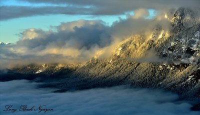 Sunset on Blue Mountain, Cascade Mountains, Washington 230 