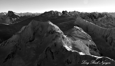 Whatcom Peak, Mount Challenger and Challenger Glacier, Picket Range, Luna Peak, North Cascades National Park, Washington 501 