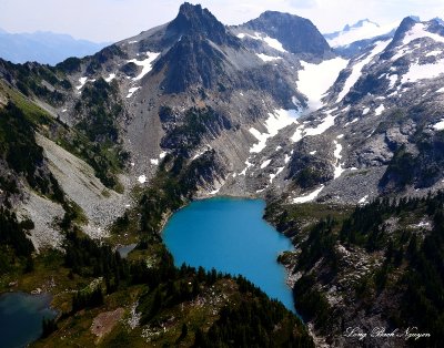Jade Lake, No Name Lake, Mount Daniel,  Cascade Mountains, Washington 318 