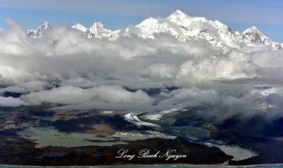 Mount Fairweather, Fairweather Range, Fairweather Glacier, Glacier Bay National Monument, Alaska 1116 