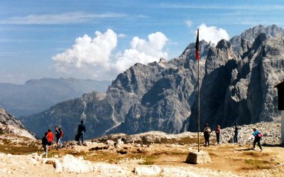 Dreizinnenhtte - Rifugio A.Locatelli-S Innerkofler, Sexten Dolomites, Italy 1988
